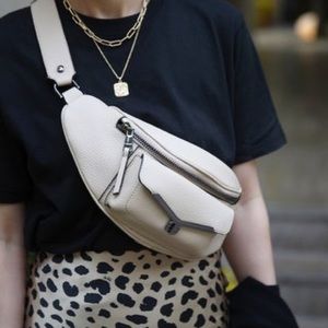 NWT Botkier leather nude Valentina fanny bumbag